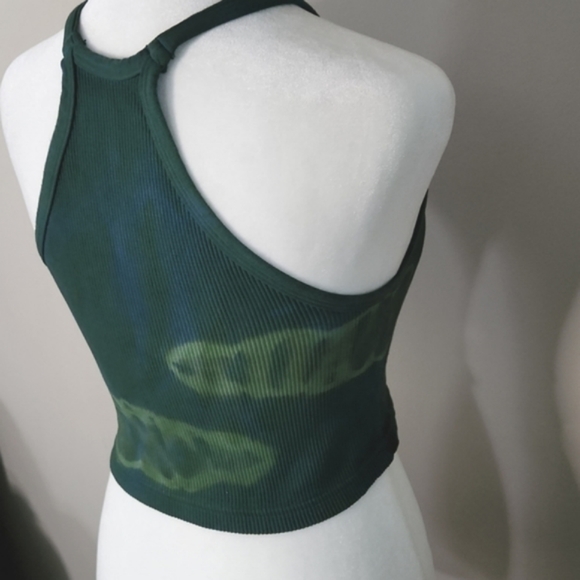 Nwot Free People Movement Happiness Runs Custom Tie Dye Crop Top - Picture 5 of 11